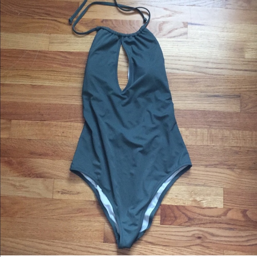 PINK one piece bathing suit